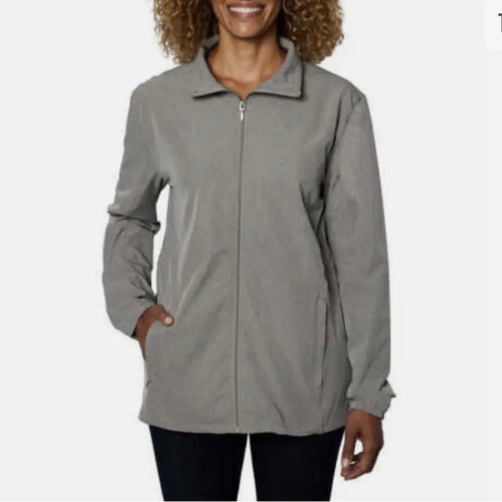 Hang Ten Women's UPF 50+ Water Repellant Hybrid
Jacket Grey Size XXL